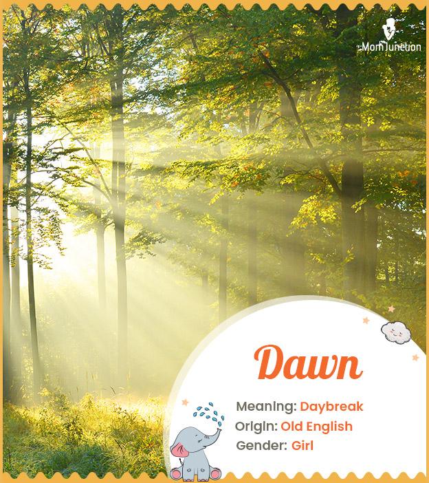 Dawn Name Meaning Origin History And Popularity