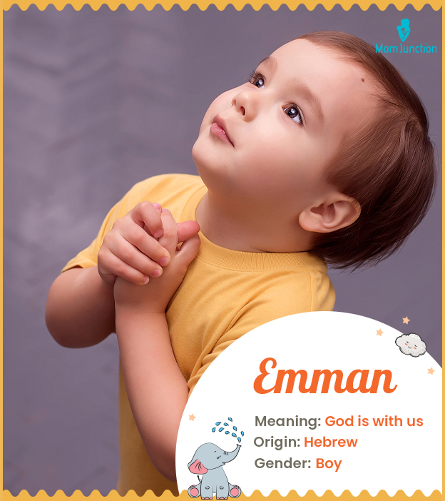 Emman means God is w