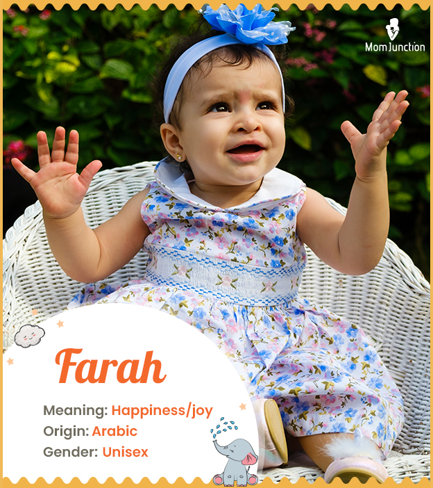 Farah means happines