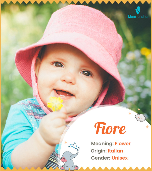 Fiore, meaning flowe
