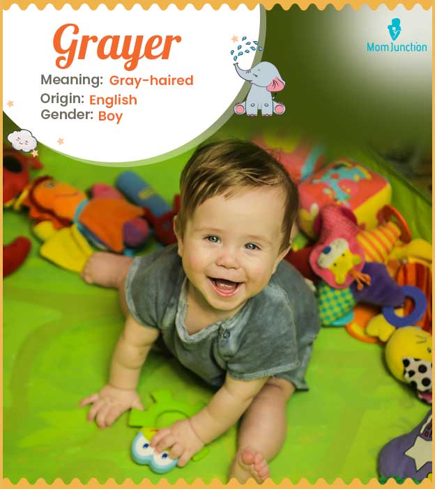 Grayer means gray-ha