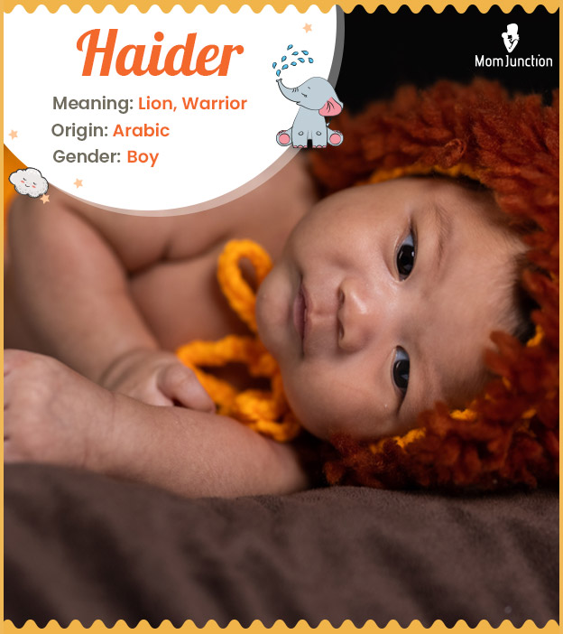 Haider, an Arabic na