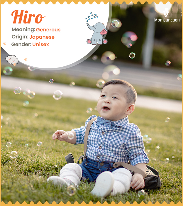 Hiro, a Japanese bab