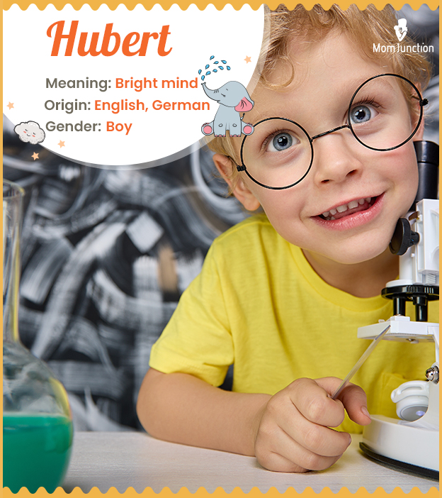 Hubert means bright-