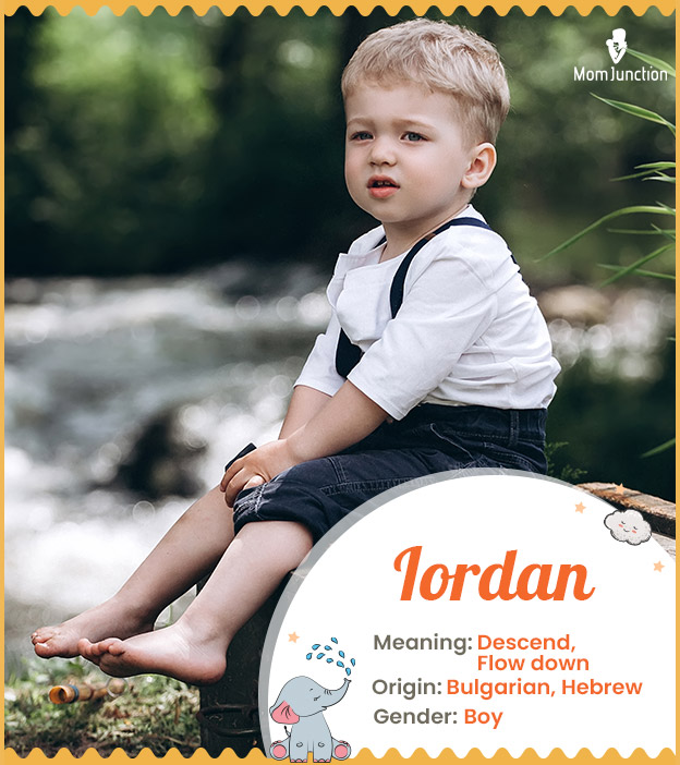 Iordan, meaning to d