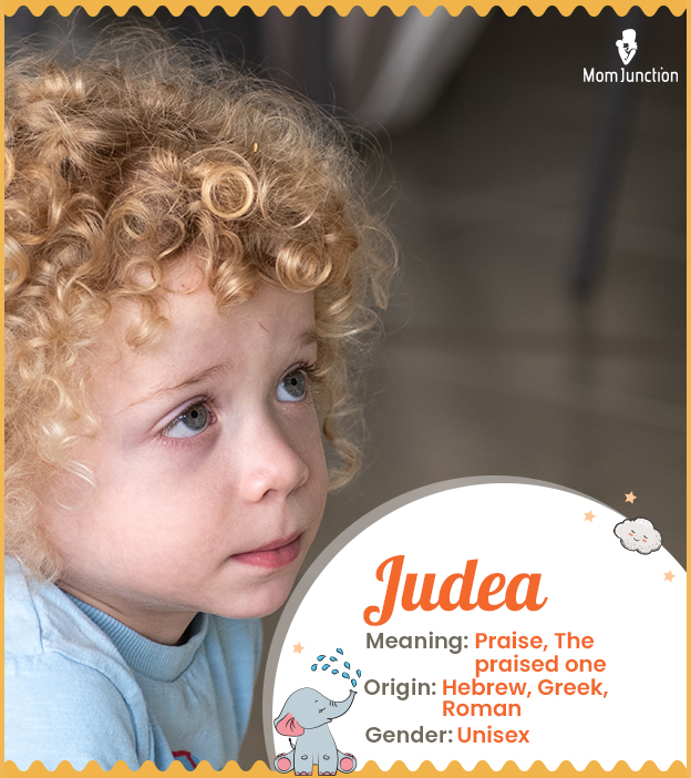 Judea, meaning prais