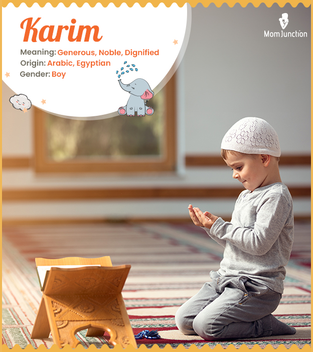 Karim, a boy name