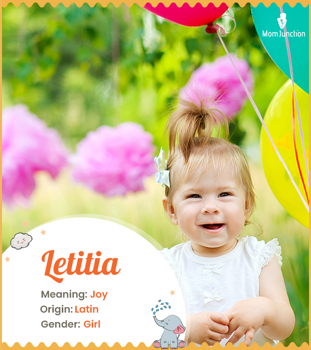 Letitia meaning joy
