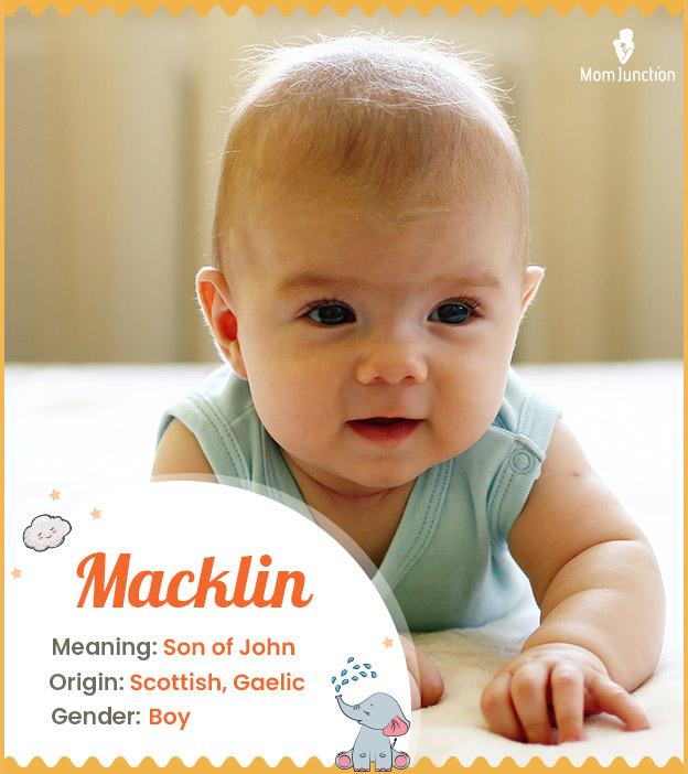 Macklin means son of