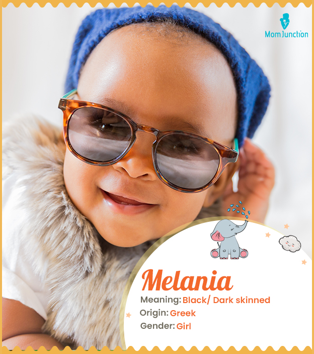 Melania, meaning Bla