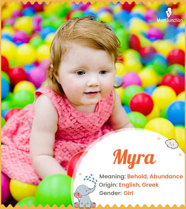 Myra Name Origin Meaning And History