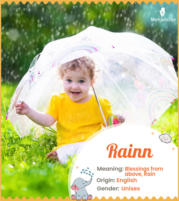 Rainn, meaning rain 
