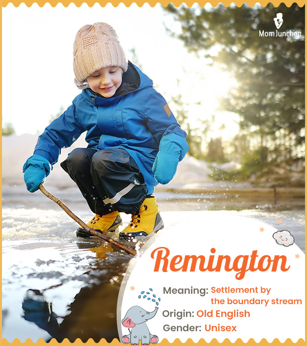 Remington, meaning a