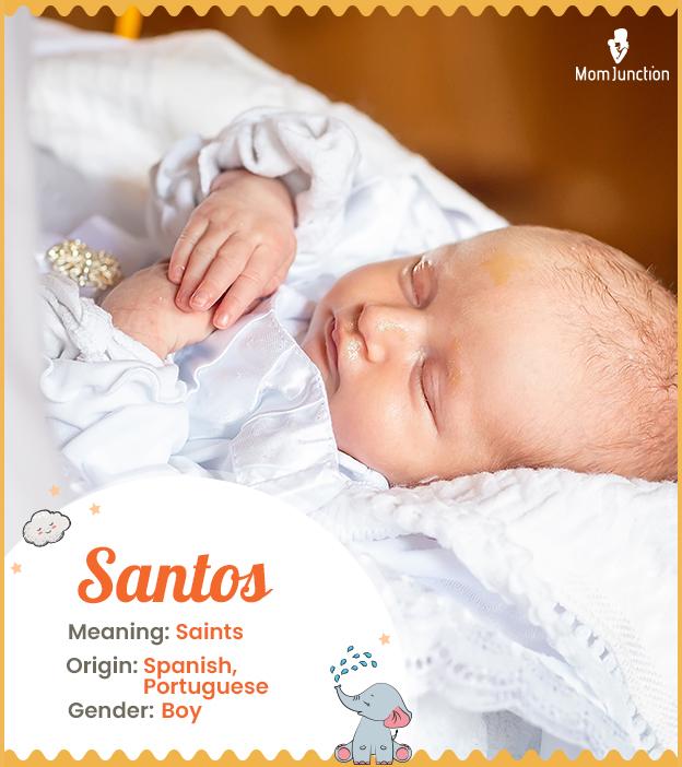 Santos Name Meaning Origin History And Popularity