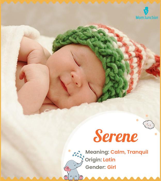 Serene Name Meaning Origin History And Popularity