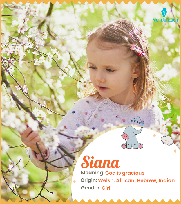 Siana, meaning God i