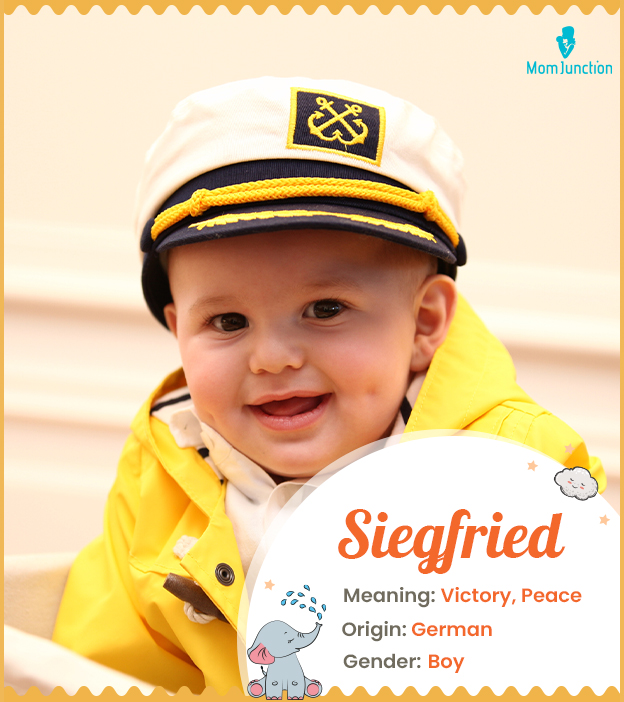 Siegfried means vict