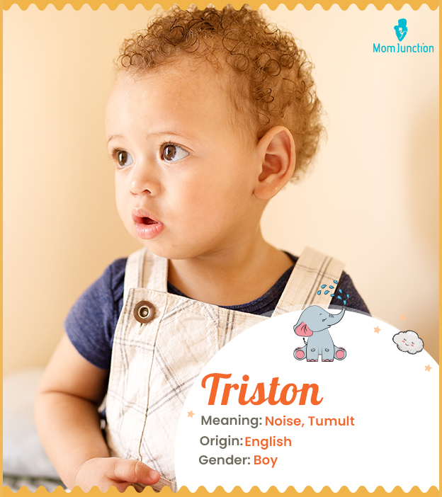 Triston, meaning a t