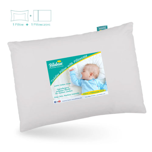  Urban Infant Pipsqueak Small Pillow - Mini 11 x 7 - Tiny Pillow  for Travel, Dogs, Toddlers, Kids, Lumbar, Knees and Neck - White : Baby