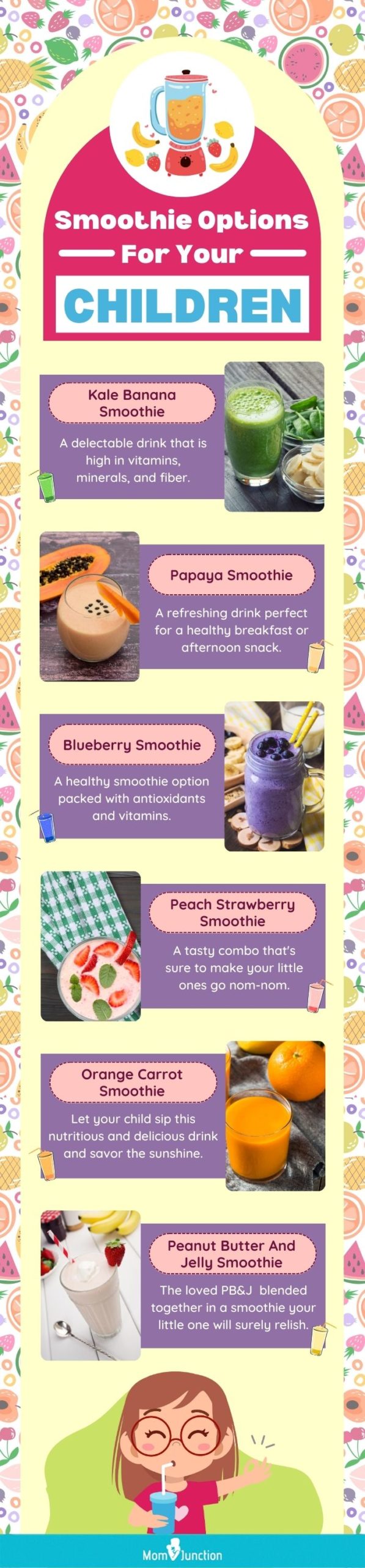 6 Healthy Smoothies for Kids, Mama Knows Nutrition