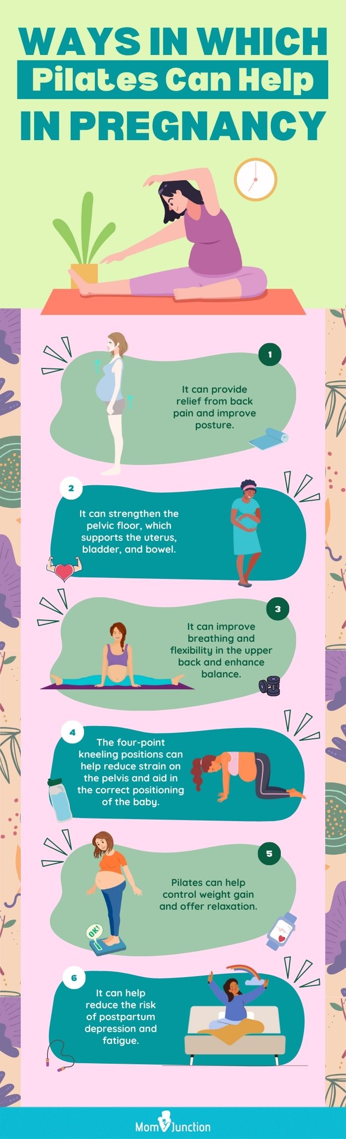 9 Prenatal Pilates Exercises Safe During All Trimesters