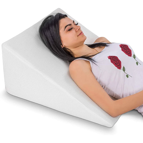 iCozyHome Lumbar Pillow for Sleeping, Back Pain Pillows for Bed, Memory  Foam Pillow, Lower Back Pillow, Pregnant Woman, Side