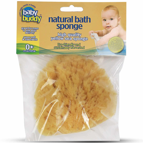 Special Supplies (6 Pack) Baby Bath Sponges Soft Foam Sensory Scrubber with Cradle Cap Bristle Brush - Body Hair and Scalp Cleaning - Gentle on