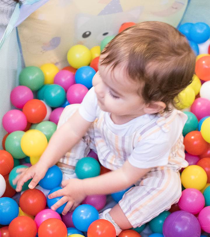 7 Easy Sensory Activities Using a Therapy Ball - Your Kid's Table