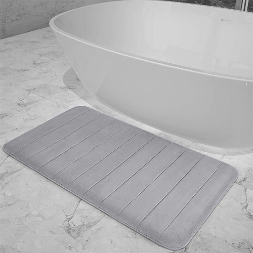 Bathroom Rug 20x32 Inch, Absorbent Bath Mat Floral Pattern, Non-slip Soft  For Bathroom Tub Shower, Machine Washable Mat Fade Resistant Cute Floor Mat