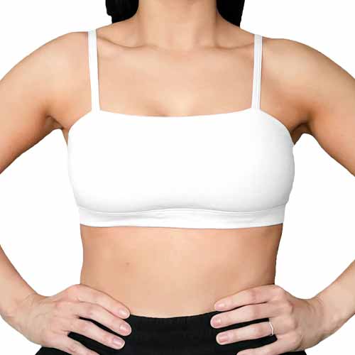 Buy Alies Exclusive Non Padded - Thin Foam Lining Bra to Avoid Nipple Show  Bra for Women White at