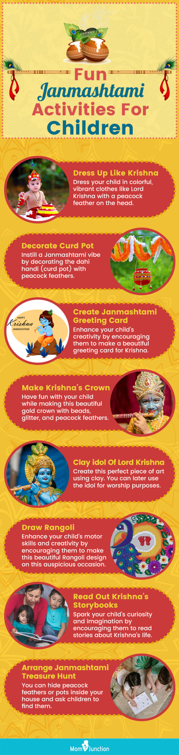 Free Vector | Happy janmashtami indian festival celebration background  vector