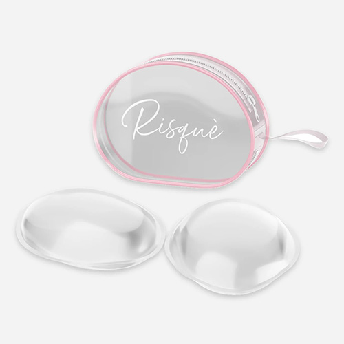 New (Clear) - Silicone Breast Inserts - Waterproof Enhancer Clear