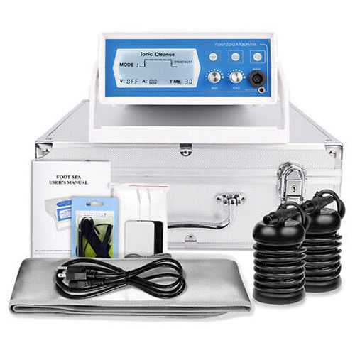 Portable Ionic Bath Spa Ion Foot Detox Machine With Tub & pack of 200 Liners