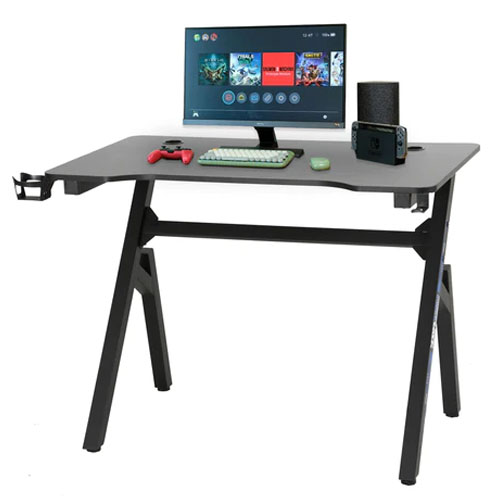  Homall L Shaped Gaming Desk Computer Corner Desk PC Gaming Desk  Table with Large Monitor Riser Stand for Home Office Sturdy Writing  Workstation (Black, 51 Inch) : Home & Kitchen