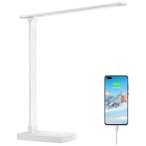 Modern Multi-functional LED Desk Lamp with Base & Cellphone Holder USB –  Neatfi