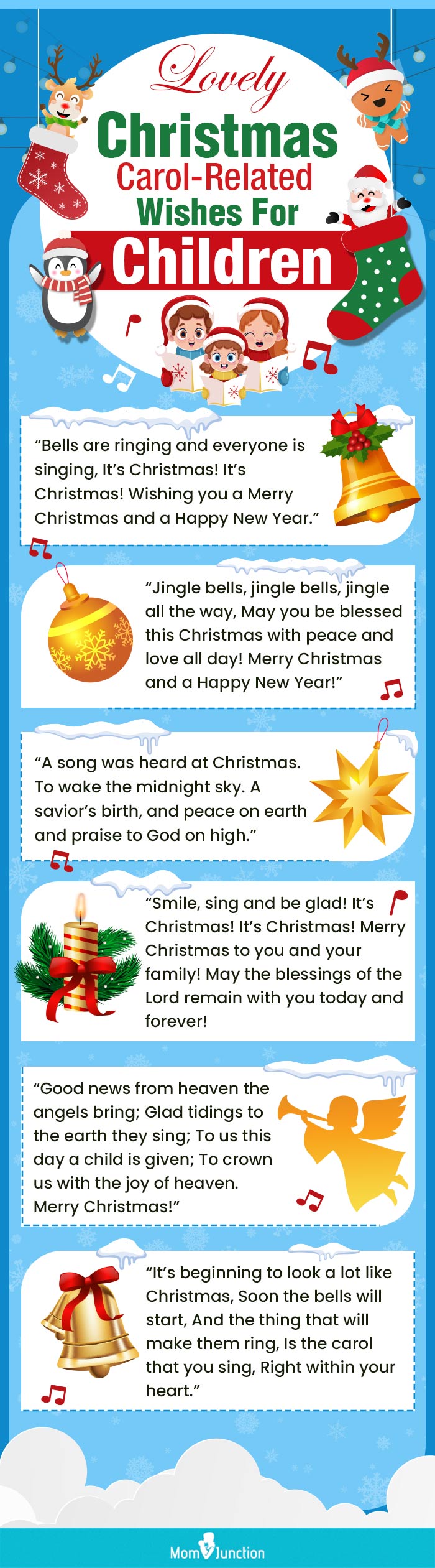 Joy and Light Christmas Card for Mom and Dad