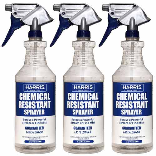 Bar5F Plastic Spray Bottles, Leak Proof, Empty 16 oz. Value Pack of 2 for  Chemical and Cleaning Solutions, Adjustable Head Sprayer Fine to Stream