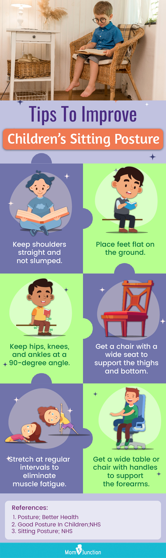 good sitting posture for kids
