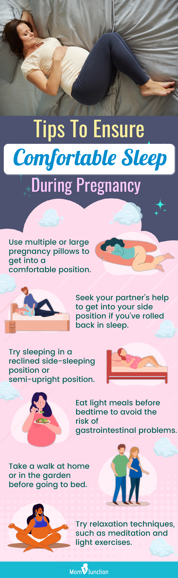 How to Sleep During Pregnancy in Third Trimester – Positions & Safety Tips  