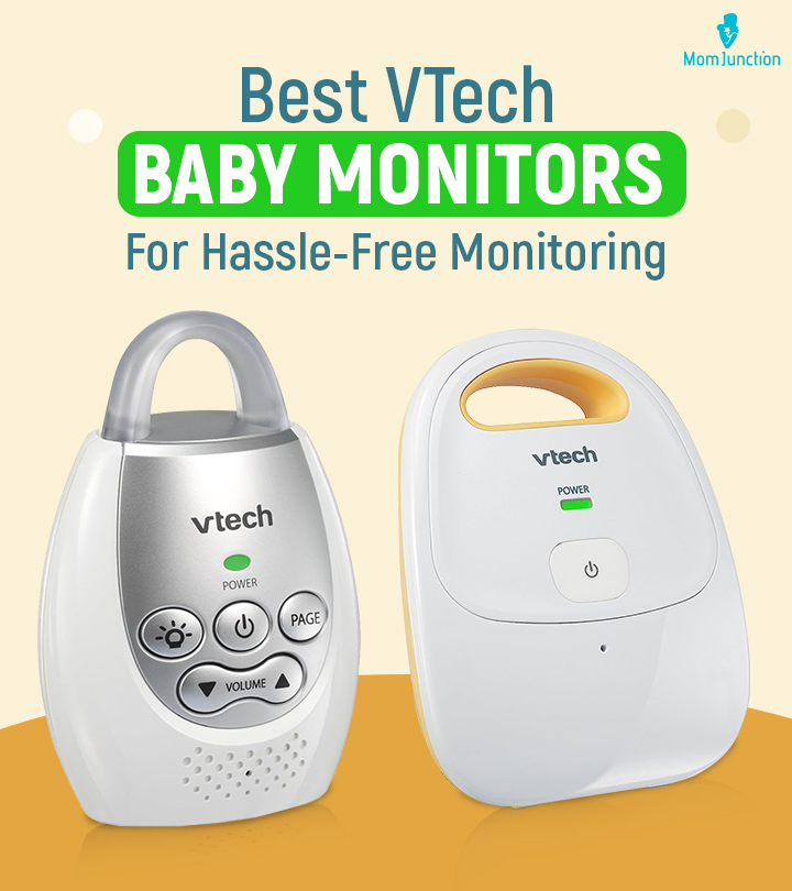 VTech VM819 Baby Monitor, 2.8” Screen, Night Vision, 2-Way Audio,  Temperature Sensor and Lullabies, Secure Transmission No WiFi