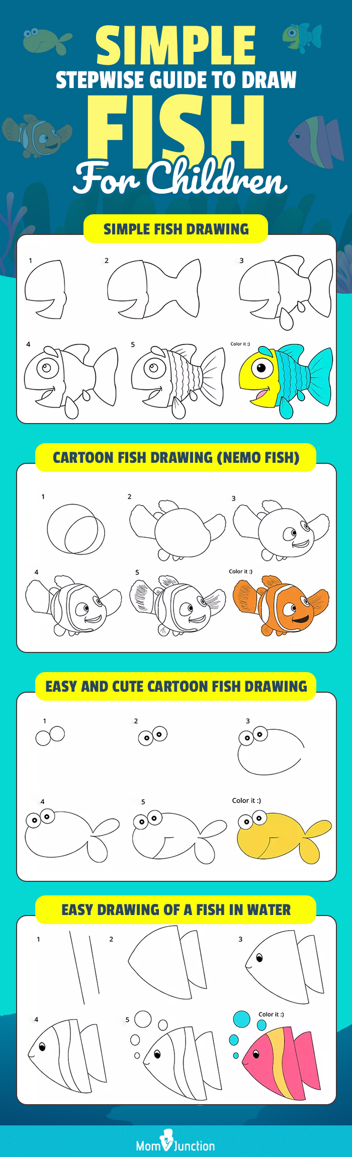 294-Learn How to draw a Aquarium for kids, step by step, kids Aquarium  Drawing, easy for beginners -… | Aquarium drawing, Drawing for kids,  Kindergarten art lessons