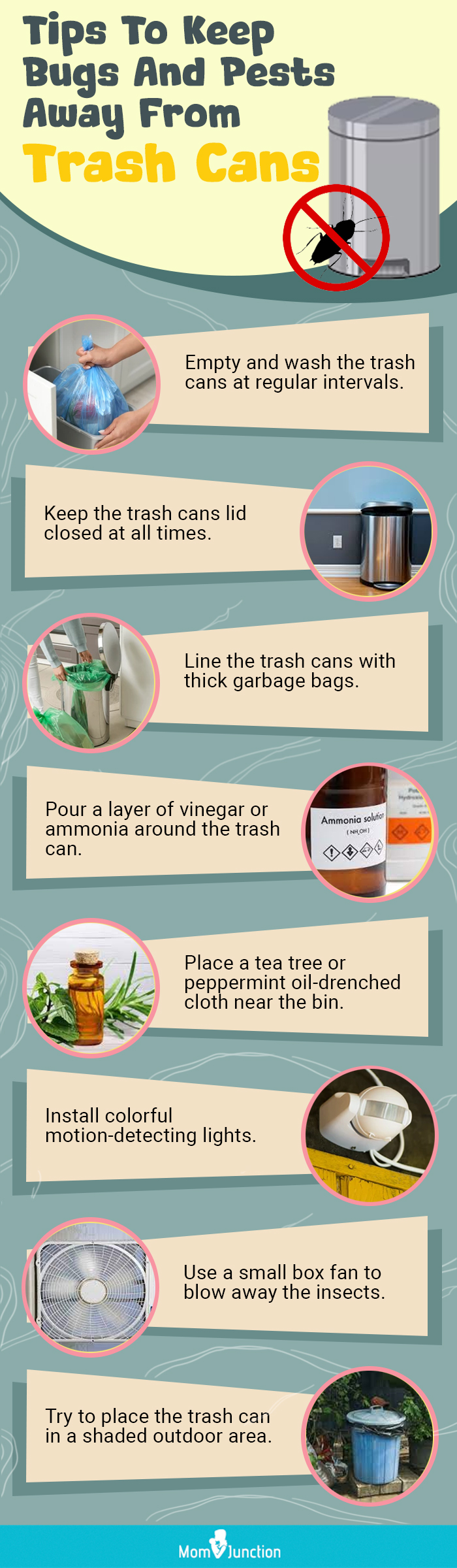 Garbage & Trash Can Cleaning Tips {For Kitchen, Bathroom & Outdoor Cans}