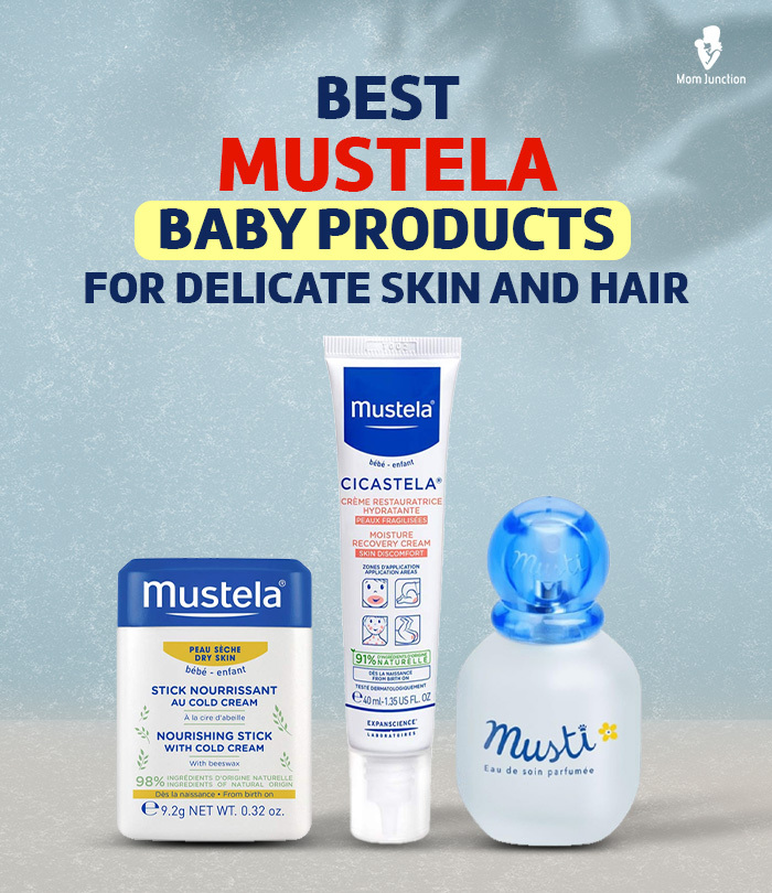 Mustela Welcome Baby Gift Set - Clean & Gentle Skincare & Bath  Time Essentials for Baby's Delicate Skin - Natural & Plant Based - 4 Items  Set : Baby