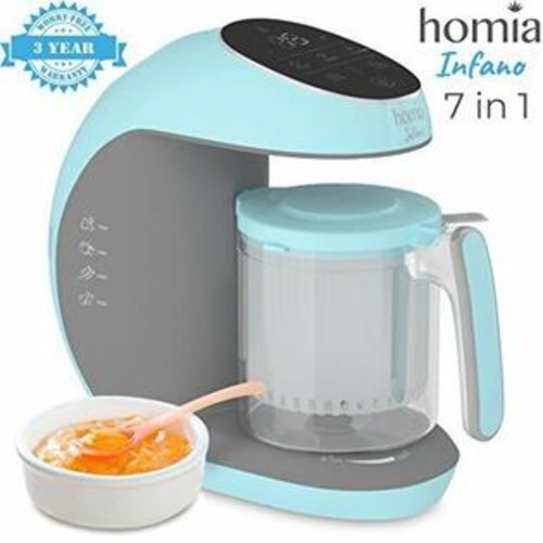 Momyeasy Baby Food Maker Baby Steam Cooker and Puree Blender Multifunction Baby Food Processor Chopper Grinder Baby Food Warmer Mills Machine with Bot