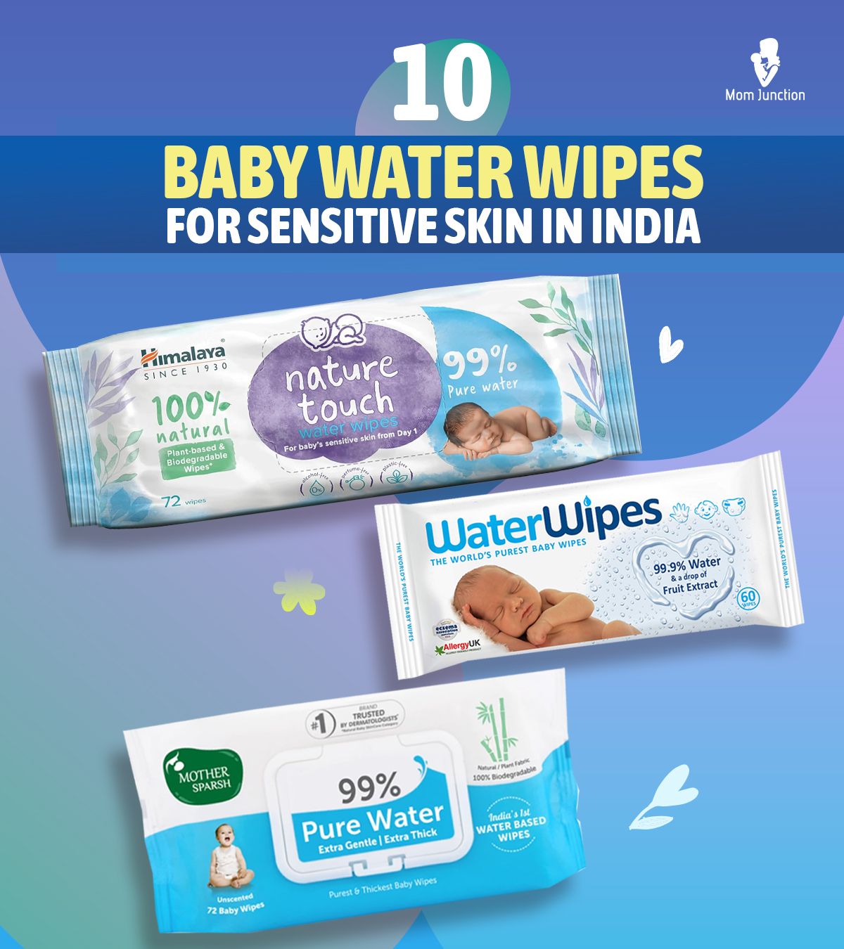 Best Baby Water Wipes For Sensitive Skin In India