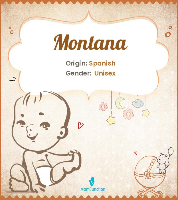 Replying to @<3 Montana! Xx the name Montana comes from Spain and