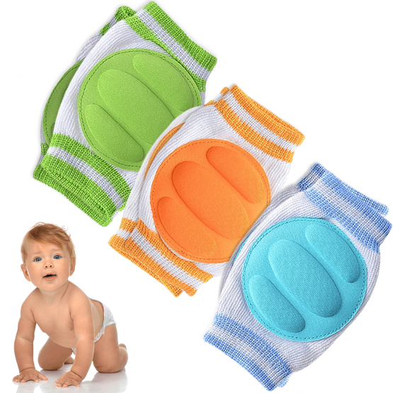 Baby Knee Pads, Anti Slip Crawling Knee Pads Comfortable Anti Fall for  Baby(Bean Green)