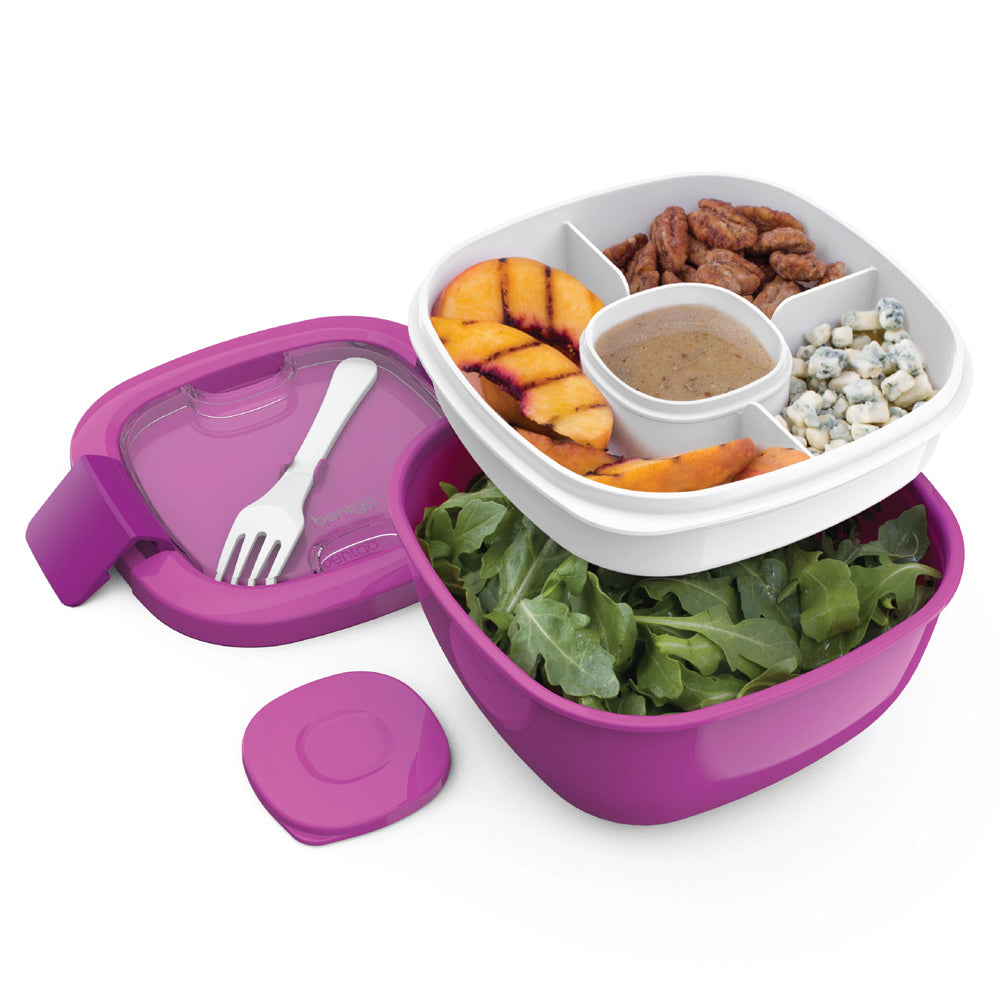 Fit & Fresh Kids' Reusable Lunch Box Container Set with Built-In Ice Packs,  14-Piece Healthy Lunch and Snack Kit, BPA-Free Microwave Safe, Portion  Control Assorted