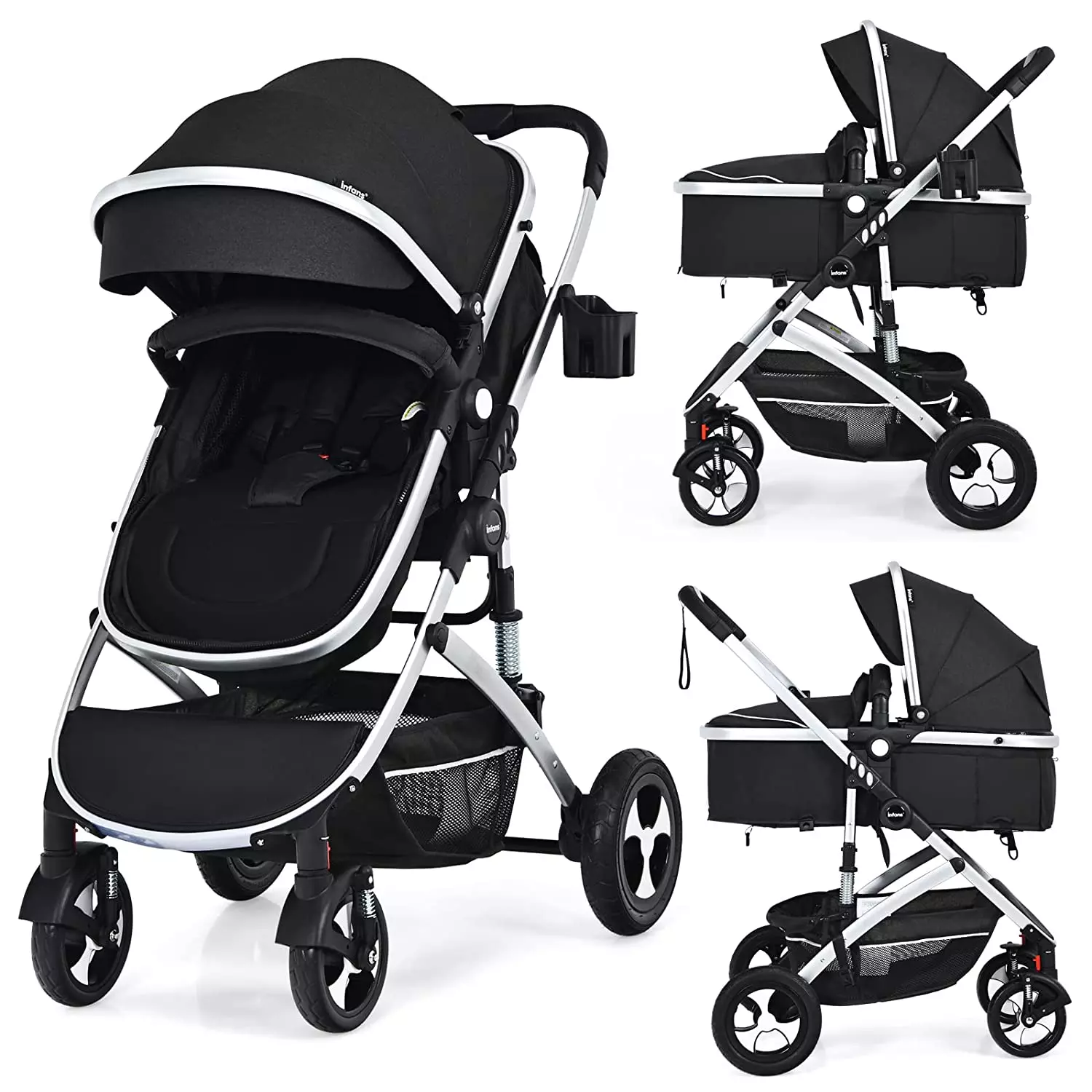 11 Best Bassinet Strollers For Newborns' Safety In 2024, Expert