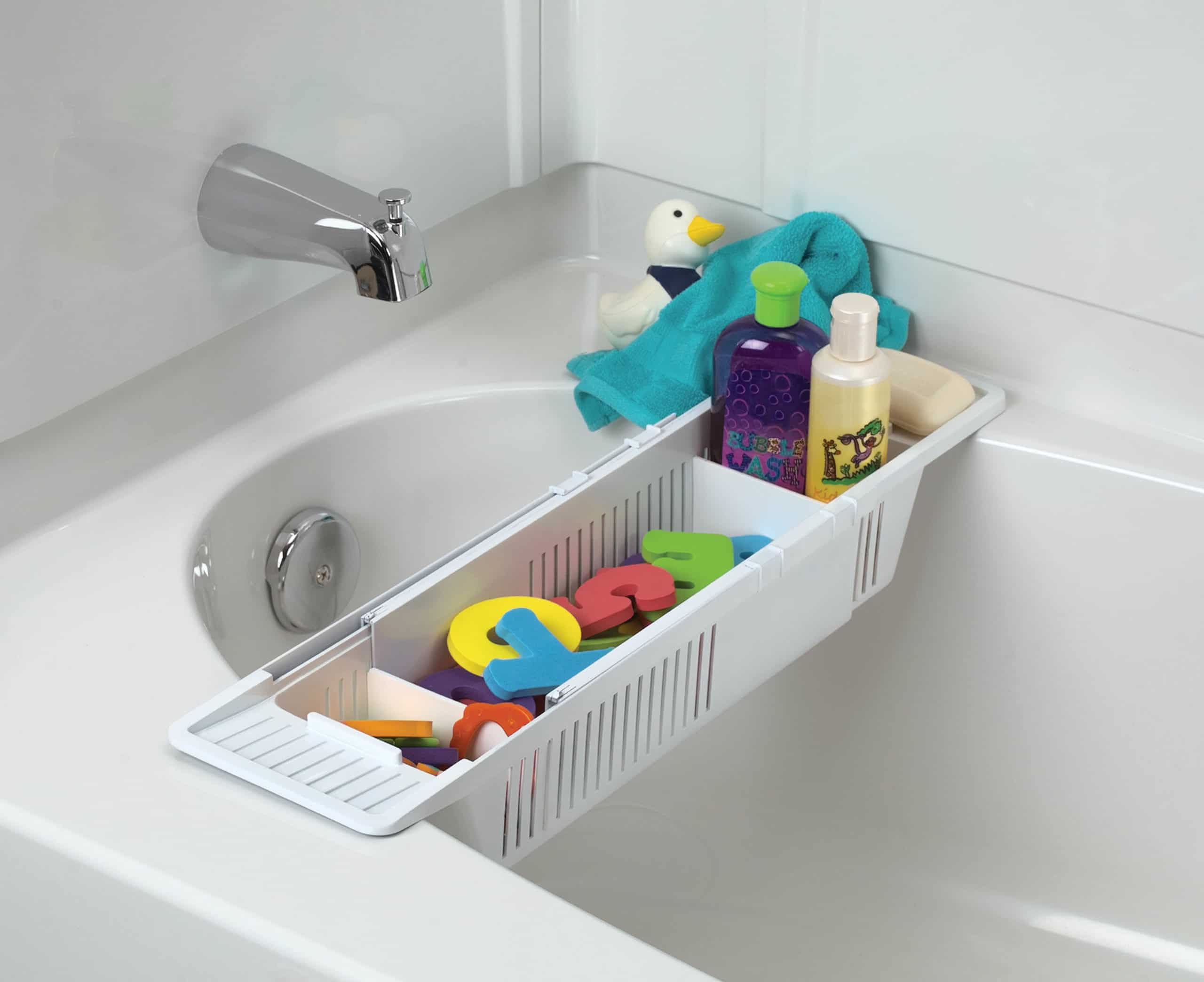 Mesh Bath Toy Organizer– The Perfect Bathtub Toy Holder & Bathroom or  Shower Caddy – For Kids & Toddlers